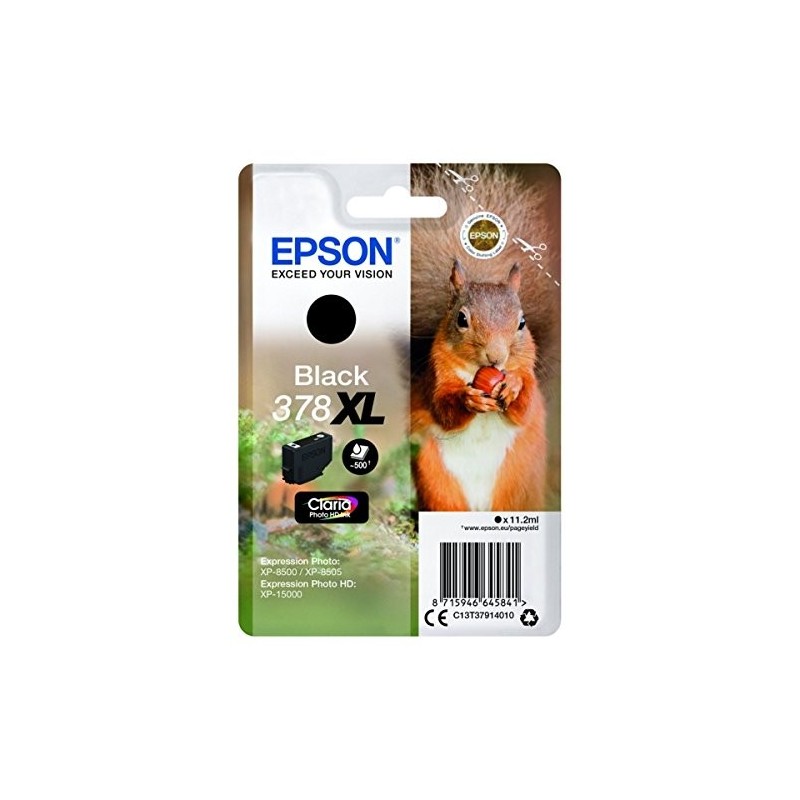 EPSON T3791 (378XL) NEGRO CARTUCHO DE TINTA ORIGINAL C13T37914010