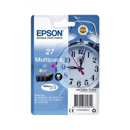 EPSON T2705 MULTIPACK ORIGINAL 3 CARTUCHOS C13T27054010