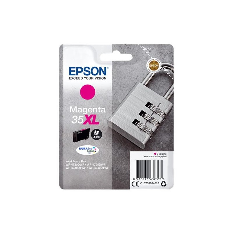 EPSON T3593 (35XL) MAGENTA CARTUCHO DE TINTA ORIGINAL C13T35934010