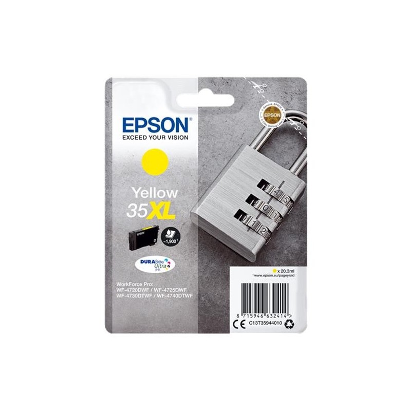 EPSON T3594 (35XL) AMARILLO CARTUCHO DE TINTA ORIGINAL C13T35944010