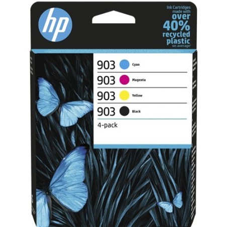 HP 903 Pack de 4 Cartuchos de Tinta Originales - 6ZC73AE